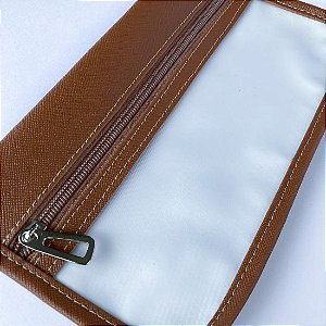 Necessaire Higiene - cor marrom - pronta entrega