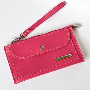 Clutch Luísa - cor pink - pronta entrega