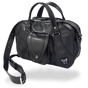 BOLSA SINGULAR - PRETO - PREMIUN ALTA PERFORMANCE - (VEGAN)
