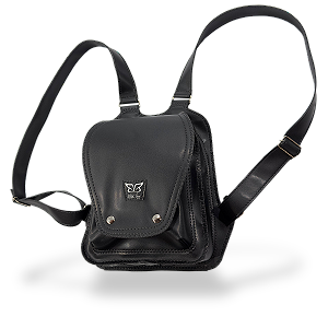 MINI MOCHILA CLASSIKINHA - PRETO - PREMIUN ALTA PERFORMANCE - (VEGAN)