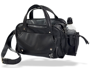 TÉRMIKA - bolsa térmica c/ porta água - PRETO - PREMIUN ALTA PERFORMANCE - (VEGAN)