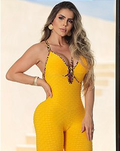 Macacão Amarelo Onça