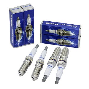 Kit 4 Velas Ford Ecosport 1.6 8v Zetec Rocam 05 a 08 Flex