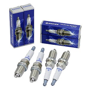 Kit 4 Velas Fiat Fiorino 1.5 mpi 1997 a 2000 Gasolina Gauss