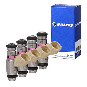 Kit 4 Bico Injetor Peugeot 207 2008 a 2019 1.4 8V Flex Gauss