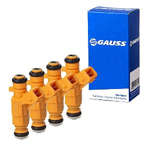 Kit 4 Bico Injetor Astra 2004 a 2008 2.0 MPFI Flex Gauss