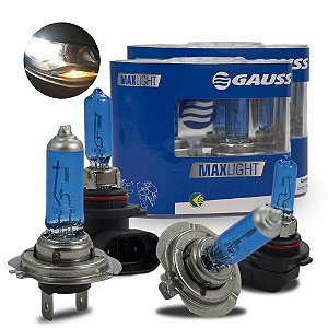 Lâmpadas Super Branca Farol Baixo-Alto Eclipse Foco Dublo