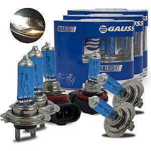 Kit Lâmpada Super Branca Discovery 4 2010-2016 Farol e Milha