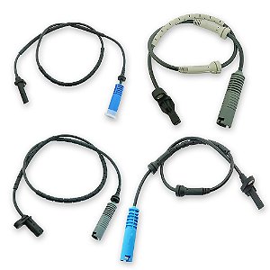 Kit Sensor Abs Gauss Dianteiro+Traseiro Bmw 325 2005-2013