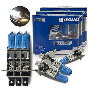 Kit Lâmpadas Super Branca Fiat Brava 1999-2003 Farol e Milha
