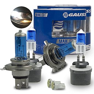 Kit Lâmpadas Super Branca Spin 2012-2020 Farol e Milha