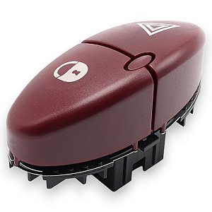 Interruptor Trava E Pisca Alerta Gauss Para Peugeot 206 1.0 2001-2005