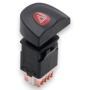 Interruptor Pisca Alerta Gauss Para Renault Scenic 2.0 1999-2009