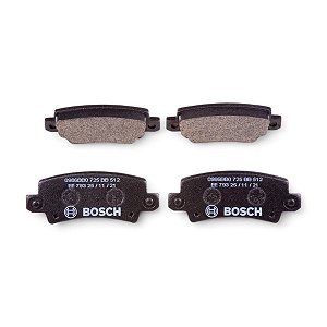 Pastilha Organica Traseiro Bosch Para Toyota Corolla 1.6 2008-2009