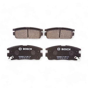 Pastilha Organica Traseiro Bosch Para Chevrolet Captiva 3.6 2008-2011