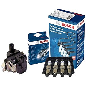Kit Cabos Velas Bobina Gol G2 Special 1.0 1999 A 2005 Bosch