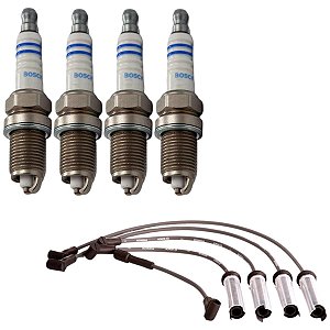 Kit Cabo E Vela Escort 1.6 8v Ae1600 1993 Gasolina Bosch