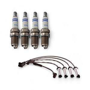 Kit Cabo E Vela Escort 1.6 8v Ae1600 1993 Gasolina Bosch