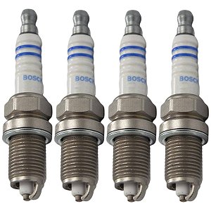 Kit Jogo 4 Velas Hilux 2.7 8v Gas 1998 1999 Gasolina Bosch