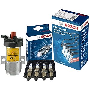 Kit Vela Cabo Bobina Vectra 2.0 Sohc Mpfi 93 94 Gaso Bosch
