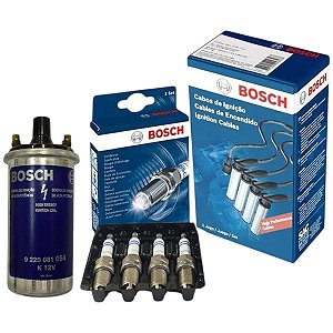 Kit Vela Cabo Bobina Fiorino Pick-up 1.3 Fiasa 90 Gaso Bosch