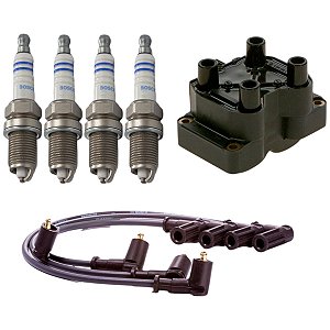 Kit Vela Cabo Bobina Tipo 1.6 8v M3 1993 1994 Gaso Bosch