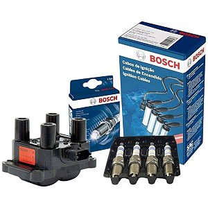 Kit Vela Cabo Bobina Zafira 2.0 16v Dohc Sfi 03 Gaso Bosch