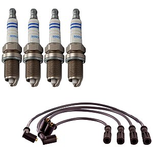 Kit Cabo E Vela Strada G1 1.3 8v Fire Gas 05 Gasolina Bosch