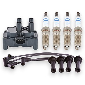 Kit Vela Cabo Bobina Focus 2.0 Zetec S Dohc 05 Gaso Bosch