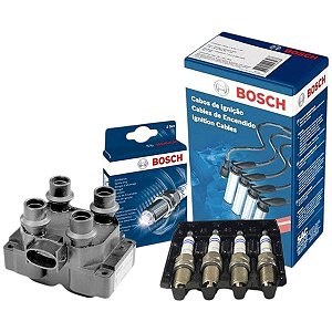Kit Vela Cabo Bobina Escort Sw 1.8 16v Zetec-s 02 Alc Bosch