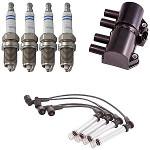 Kit Vela Cabo Bobina Corsa 1.0 8v Sohc Mpfi 03 Alc Bosch