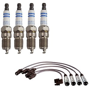 Kit Cabo E Vela Voyage G2 1.0 8v Tb0 2008 2009 Flex Bosch