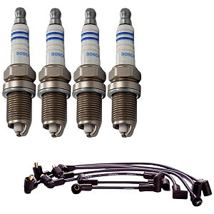 Kit Cabo E Vela Opala 4.1 12v 6cc 250 1990 1991 Alc Bosch