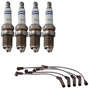 Kit Cabo E Vela Pampa 1.6 8v Cht 1600 1984 1985 Álcool Bosch