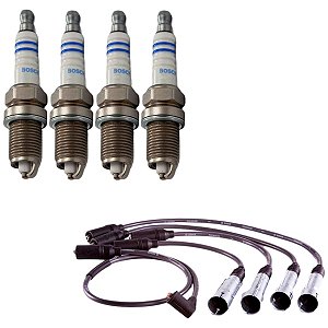 Kit Vela Ignição Escort 1.8 8v Ap1800 89-92 Gasolina Bosch