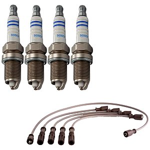 Kit Cabo E Vela Fiorino Pickup 1.3 8v Fiasa 90 Gaso Bosch