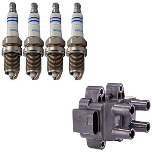 Kit Cabo E Vela Tempra 2.0 8v Turbo 1994 1995 Gasolina Bosch
