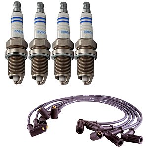 Kit Cabo E Vela Tempra 2.0 8v Fiasa 1992 1993 Gasolina Bosch
