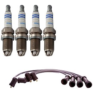 Kit Cabo E Vela Clio 1.0 G2 8v D7d 1999 2000 Gasolina Bosch