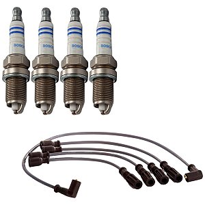 Kit Cabo E Vela Quantum 1.8 8v Ap1800 87 88 Gasolina Bosch