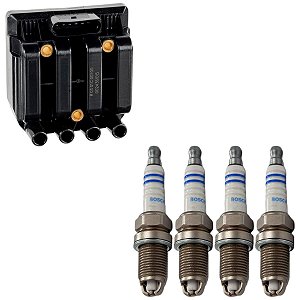 Kit Cabo E Vela Gol G3 2.0 16v 112ap 2000 Gasolina Bosch