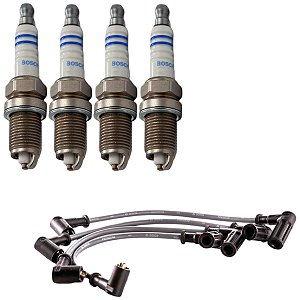 Kit Cabo E Vela Uno G1 1.5 8v Fiasa  1993 Gasolina Bosch