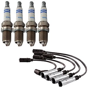 Kit Cabo E Vela Gol 1.6 8v Ap 1986 1987 1988 Gasolina Bosch