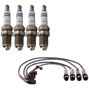 Kit Cabo E Vela Saveiro G4 1.6 8v Ap 2007 2008 Flex Bosch