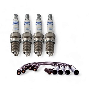 Kit Cabo E Vela Fiesta G3 1.0 8v Zetec 02 Gasolina Bosch