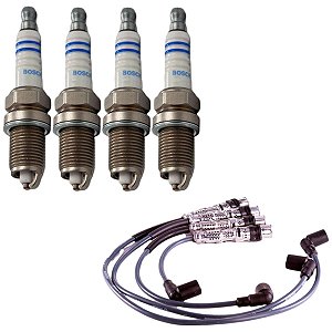 Kit Cabo E Vela Bora 2.0 8v Cfea 2008 2009 2010 Flex Bosch