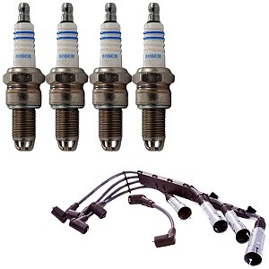 Kit Cabo E Vela Gol G2 Special 1.0 8v At 99 Gasolina Bosch