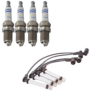 Kit Cabo E Vela Corsa 1.0 8v Vhc 2004 2005 Gasolina Bosch