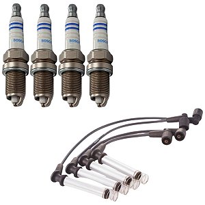 Kit Cabo E Vela Corsa 1.4 8v 2007 2008 2009 2010 Flex Bosch