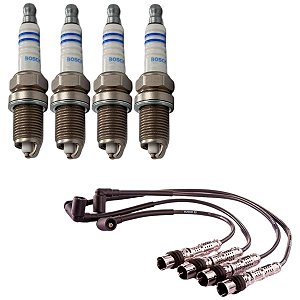 Kit Cabo E Vela Astra 2.0 8v Sohc 2007 2008 2009 Flex Bosch
